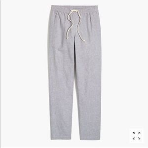 J. crew Men’s Drawstring pant in cotton-linen